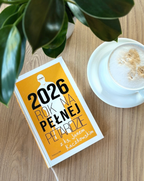 Kalendarz książkowy, 2026, tygodniowy, Rok na pełnej petardzie z ks. Janem Kaczkowskim